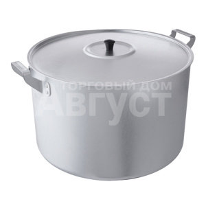 Кастрюля Scovo МТ084 алюминиевая, матовая, с ручками, с крышкой, 8 л