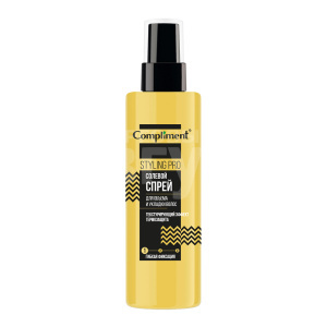 Спрей для волос Compliment STYLING PRO Cолевой для объема и укладки волос,гибкая фиксация, 200 мл