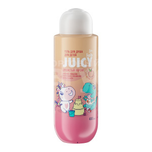 Гель для душа Juicy Lab Душистый персик детский, 400 мл