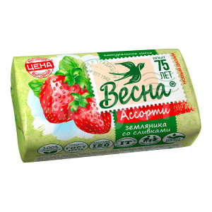 Мыло Весна 90г земляника со сливками