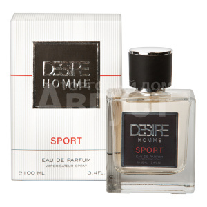 Туалетная вода Desire Homme SPORT Лимон, Грейпфрут, Бергамот и Элеми, мужская, 100 мл
