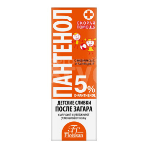 Сливки Panthenol Forte после загара Скорая помощь для детей, 75 мл