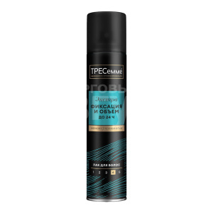 Лак для волос Tresemme Beauty-full Volume для создания объема, экстрасильная фиксация, 250 мл