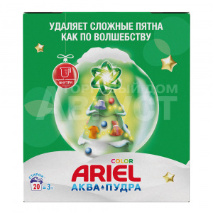 Стиральный порошок Ariel Color + мерный стакан, 3 кг