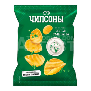 Чипсы Чипсоны Сметана, 40 г