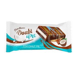 Кекс BEYOGLU шоколадный "Doubi Pie" в глазури с кокосом, 40 г