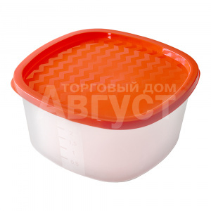 Контейнер для продуктов Comp 1105 квадратный, пластик, 2,65 л