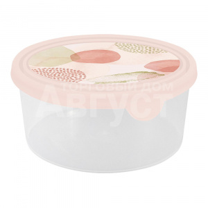 Контейнер для продуктов PT143311591 Plast Team Pastel, круглый, пластик 0,5 л