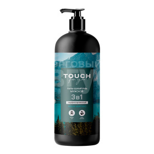 Гель для душа Touch for you Aqua Vertigo, 3 в 1, мужской, 1 л