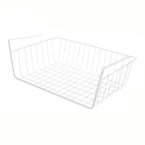 Полка SHV-24-1 большая телескопическая подвесная 48*24,5*14 см, металл, белый