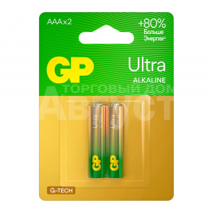 Батарейка Greenini Professional Ultra alkaline G-Tech 24AUA21-2CRSBC2, Блистер2 шт