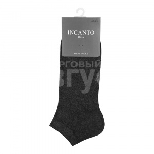 Носки мужские Incanto BU731011, аntracite melange, размер 39-41