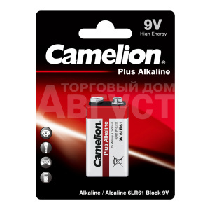 Батарейка Camelion Крона, Plus Alkaline 6LR61, блистер, 1 шт