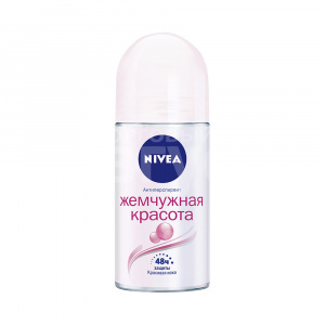 Дезодорант-антиперспирант женский Nivea Жемчужная красота, ролик, 50 мл