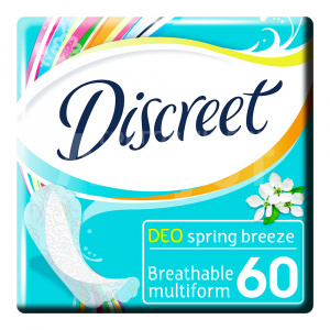 Прокладки ежедневные Discreet Alldays Deo Spring Breeze Multiform, 60 шт