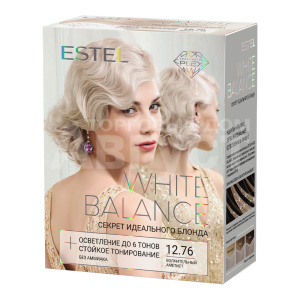 Краска для волос Estel Professional White Balance Секрет идеального блонда тон 12.76, волнительный аметист
