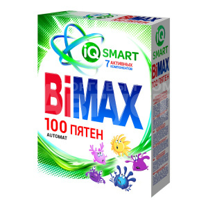 Стиральный порошок Bimax 100 пятен, для ручной стирки, 400 г