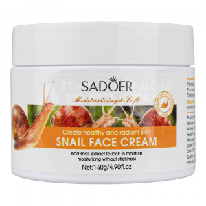 Крем-гель для лица Sadoer с секретом улитки, 140 г