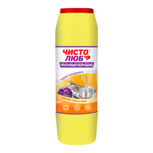 Чистящее средство Чистолюб Сирень, порошок, банка, 400 г