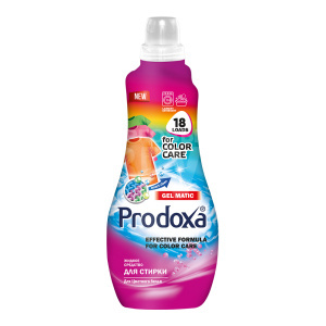 Гель для стирки PRODOXA для цветного белья, 1 л