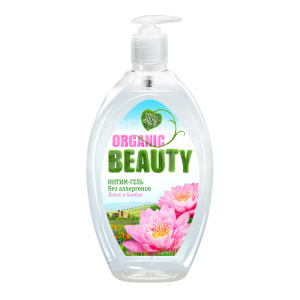 Гель Organic Beauty для интимной гигиены лотос и бамбук, 500 мл