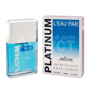 Туалетная вода Platinum L Eau Par свежий аромат, мужская, 95 мл