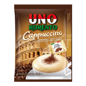 Кофе UnoMomento Капучино с шоколадной крошкой, 25,5 г