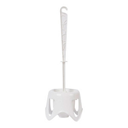 Ерш для унитаза SV3857БЛ WC Disco + подставка, белый