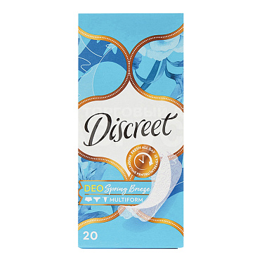 Прокладки ежедневные Discreet Alldays Deo Spring Breeze Multiform, 20 шт