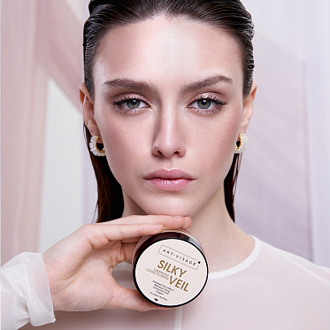 Пудра рассыпчатая Art-Visage Silky Veil, Сияющая, тон 303, 10 г