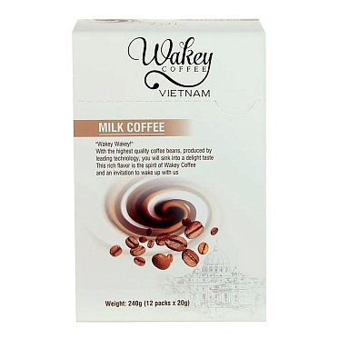 Кофе Wakey 3в1, с кокосовым молоком, 20 г