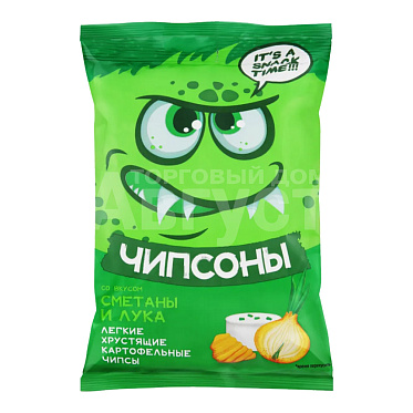 Чипсы Чипсоны Сметана, 40 г