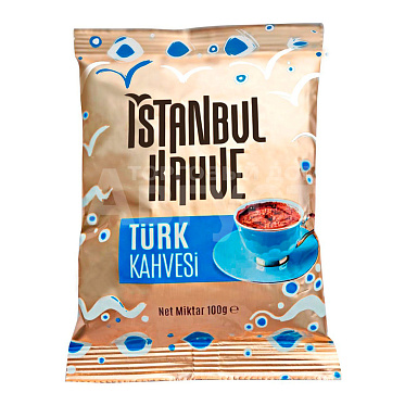 Кофе Istanbul Kahve, натуральный, жаренный, молотый, мягкая упаковка, 100 г