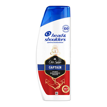 Шампунь Head & Shoulders Old Spice Captain, 360 мл