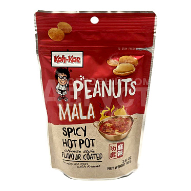 Арахис Koh-Kae обжаренный в панировке Mala Spicy Hot Pot, 80 г