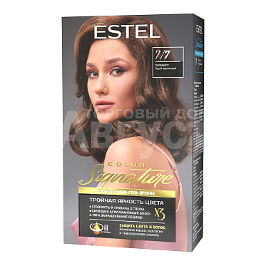 Крем-гель краска для волос Estel Color Signature тон 7/7, Тирамису