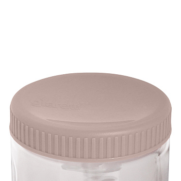 Банка для сыпучих продуктов Sugar&Spice SE224910005 Honey круглая, пластик, латте, 1,1 л