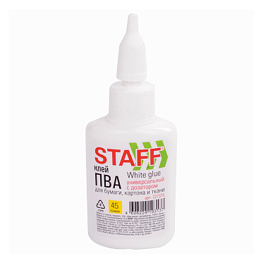 Клей ПВА Staff 227375 с дозатором, 45 г