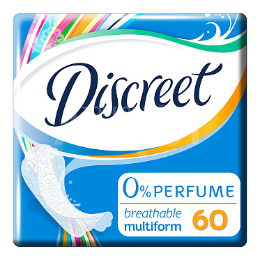 Прокладки ежедневные Discreet Alldays Deo Air Multiform, 60 шт
