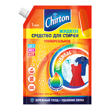 Средство для стирки Chirton жидкое Универсальное, 1 л