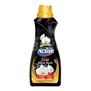 Гель для стирки Active Clean Breeze для стирки черного белья, Gold Орхидея, 1 л