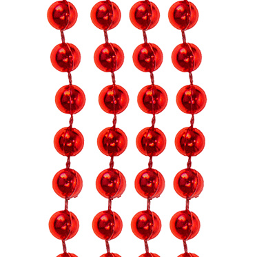Бусы на ель BS26-07 1,8 см, 200 см, пластик, в ассортименте