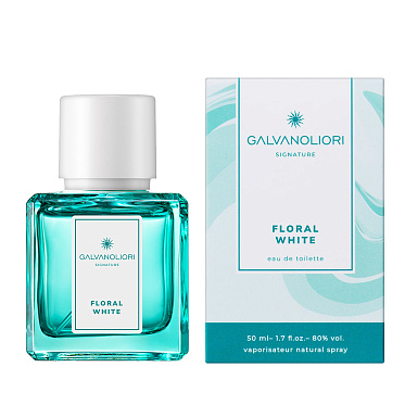 Туалетная вода Galvanoliori Signature Floral White, цветочная феерия, женская, 50 мл