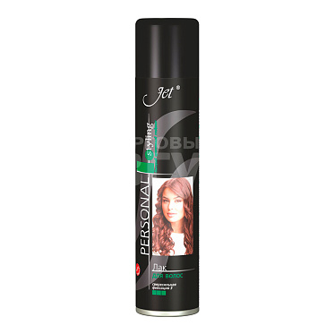 Лак для волос Jet Personal Styling блеск и фиксация, сверхсильной фиксации, 300 мл