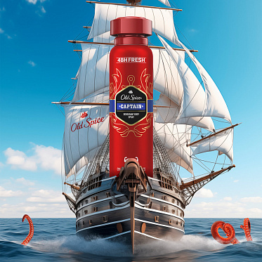 Дезодорант мужской Old Spece Captain, спрей, 150 мл