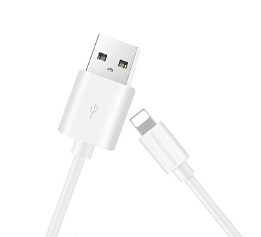 Дата-кабель для зарядки MoreChoice K13i USB для Lightning 8-pin 2.4А, белый, 1 м