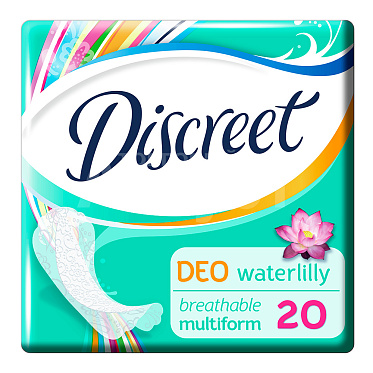 Прокладки ежедневные Discreet Alldays Deo Водяная лилия, 20 шт