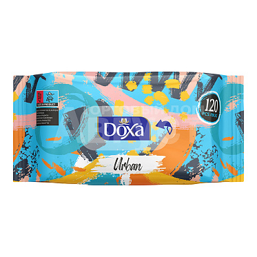 Влажные салфетки DOXA Город, без клапана, 120 шт