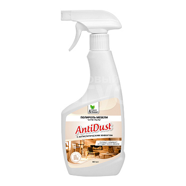Полироль Clean&Green Antidust, Анти-пыль, с антистатическим эффектом, курок, 500 мл