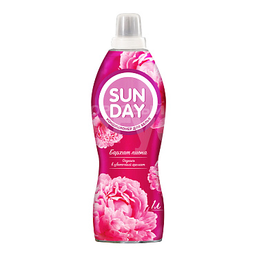 Кондиционер для белья Sunday Бархат пиона, 1 л